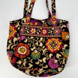 Vera Bradley Suzani Tote Bag Retired Reversible Floral‎ Cottagecore  Grandmacore